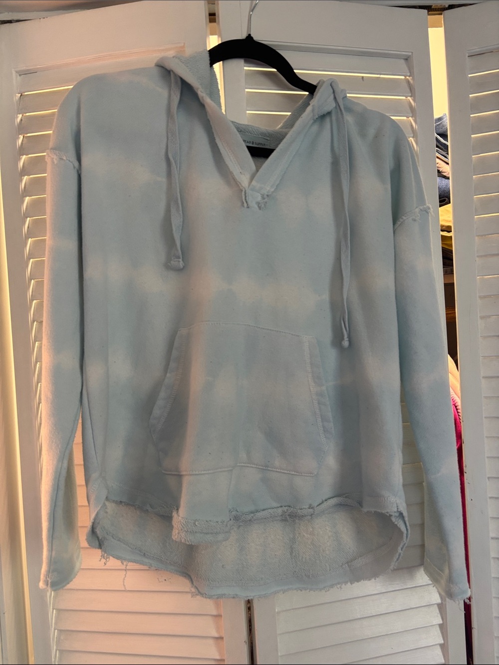 Thread & Supply Light Blue Women's Hoodie Pullover